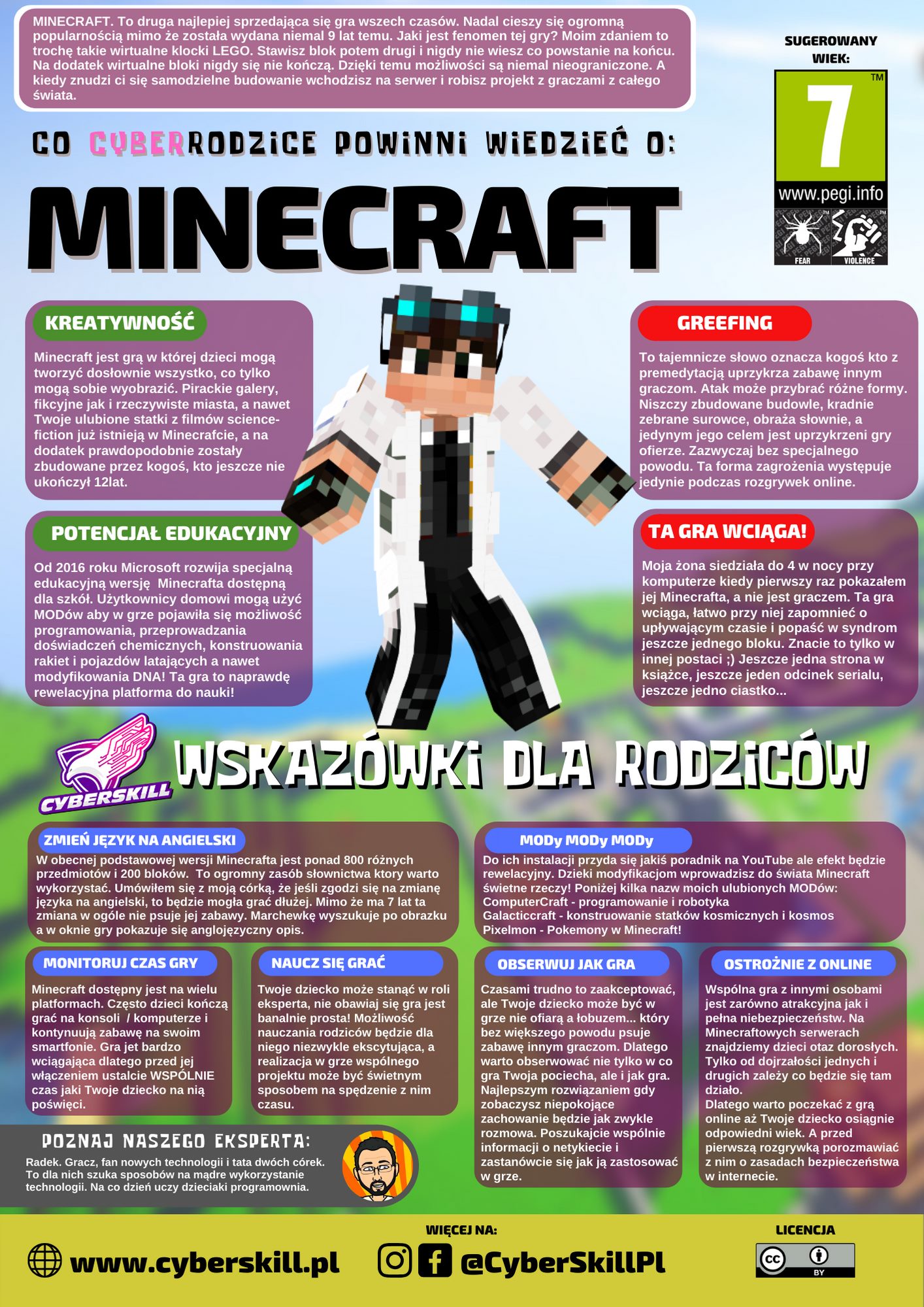 Grafika - Co rodzice powinni wiedzieć o: Minecraft